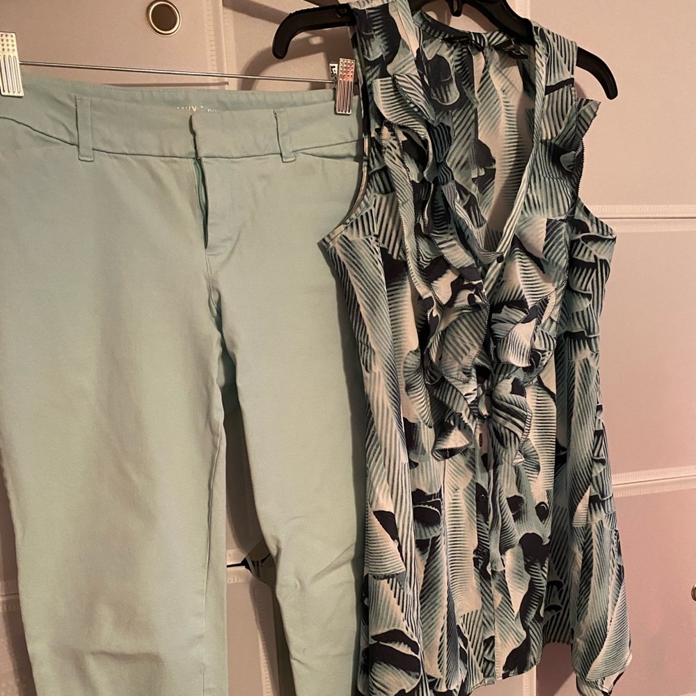 2 piece pants/Blouse set